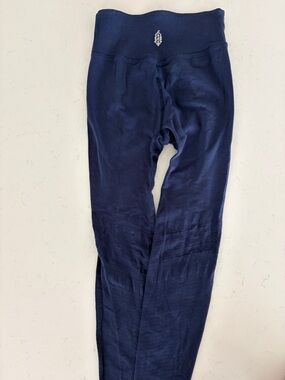 FP Movement by Free People Gone Adrift Navy Seamless Leggings